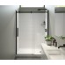 Maax - Halo Pro 56 ½-59 x 78 ¾ in. 8mm Sliding Shower Door for Alcove Installation - Matte Black