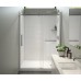 Maax - Halo Pro 56 ½-59 x 78 ¾ in. 8 mm Sliding Shower Door with Towel Bar for Alcove Installation - Chrome
