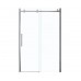 Maax - Halo 44 ½-47 x 78 ¾ in. 8mm Sliding Shower Door for Alcove Installation - Clear/Chrome