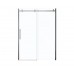Maax - Halo 56 ½-59 x 78 ¾ in. 8mm Sliding Shower Door for Alcove Installation - Chrome