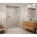 Maax - Halo 56 ½-59 x 78 ¾ in. 8mm Sliding Shower Door for Alcove Installation - Chrome