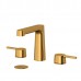 Riobel - Nibi Widespread Bathroom Faucet - Brushed Gold