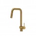 Riobel - Azure - Kitchen Faucet with U-Spout - AZSQ201BG - Brushed Gold (PVD)