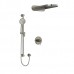 Riobel - CS - Type T/P 3-Way Shower Kit With Cascade - Round - KIT2745CSTMBN - Brushed Nickel (PVD)