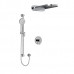 Riobel - Edge - Type T/P 3-Way Shower Kit with Cascade - Round - Chrome