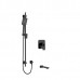 Riobel - Equinox - Type T/P 2-Way Tub/Shower Kit with Shower Rail - Black