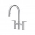 Riobel - Lateral Bridge Pulldown Kitchen Faucet - Stainless Steel