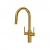 Riobel - Lateral Two Handle Pulldown Kitchen Faucet - Brushed Gold