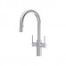 Riobel - Lateral Two Handle Pulldown Kitchen Faucet - Stainless Steel