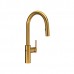 Riobel - Lateral - Touchless Kitchen Faucet with Spray - Brushed Gold (PVD)