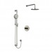 Riobel - Parabola Type T/P 1/2 Inch Coaxial 2-Way System With Hand Shower And Shower Head - KIT323PB - Polished Nickel (PVD)
