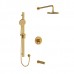 Riobel - Paradox - Type T/P 3-Way Tub/Shower Kit - Round - Brushed Gold