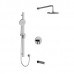 Riobel - Paradox - Type T/P 3-Way Tub/Shower Kit - Round - Chrome