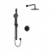 Riobel - Paradox - Type T/P 2-Way Shower Kit - Round - Black