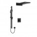 Riobel - Paradox - Type T/P 3-Way Shower Kit with Cascade - Square - Black