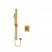 Riobel - Paradox - Type P Shower Kit - Square - Brushed Gold