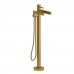 Riobel - Paradox - Single Hole Floor Mount Tub Filler - Brushed Gold