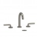 Riobel - Riu Widespread Bathroom Faucet With C-Spout - RU08L - Brushed Nickel (PVD)