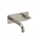 Riobel - Riu Wall Mount Knurled Handle Bathroom Faucet - RU11KN - Brushed Nickel (PVD)