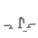 Riobel - Riu Knurled Widespread Bathroom Faucet With U-Spout - RUSQ08LKN - Brushed Nickel (PVD)
