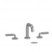 Riobel - Riu Knurled Widespread Bathroom Faucet With U-Spout - RUSQ08LKN - Chrome