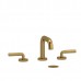 Riobel - Riu Widespread Bathroom Faucet With U-Spout - RUSQ08L - Brushed Gold (PVD)