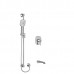 Riobel - Venty 1/2 Inch 2-Way Type T/P Coaxial System With Spout And Hand Shower Rail - KIT1244VYC