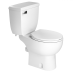 Saniflo - Rear Discharge Toilet Bowl - Round - 083