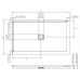 Zitta - Shower Base - Anti-leak Corner - Rectangle - B####NRE_C1 - 48" x 42"