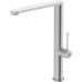 Zomodo - Piato - Kitchen Faucet - Square - KTC013-HBW - Brushed Stainless / Matte White